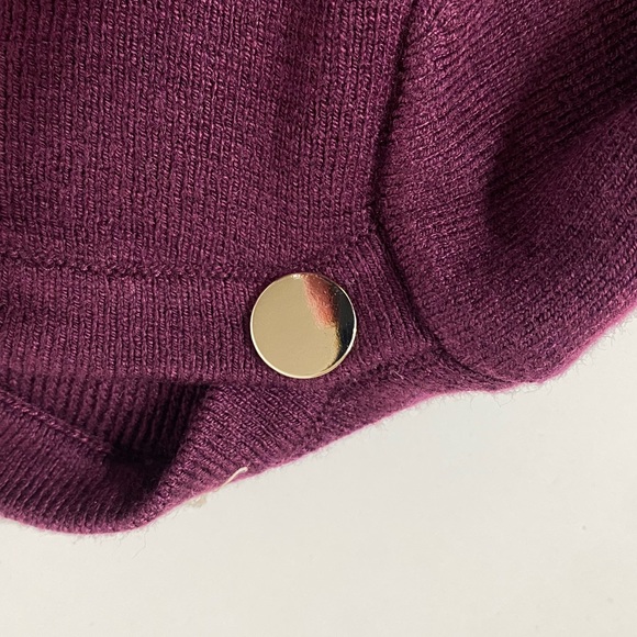 NWT Ann Taylor Purple Long-sleeve Shirt Size Women’s Medium - Picture 8 of 10